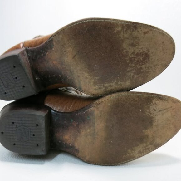 Tony Lama Western Kicker Cowboy Boots Leather Footwear Made in USA 9.5 EEE - Picture 6 of 7
